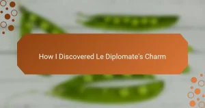 How I Discovered Le Diplomate’s Charm