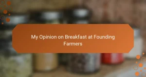 My Opinion on Breakfast at Founding Farmers