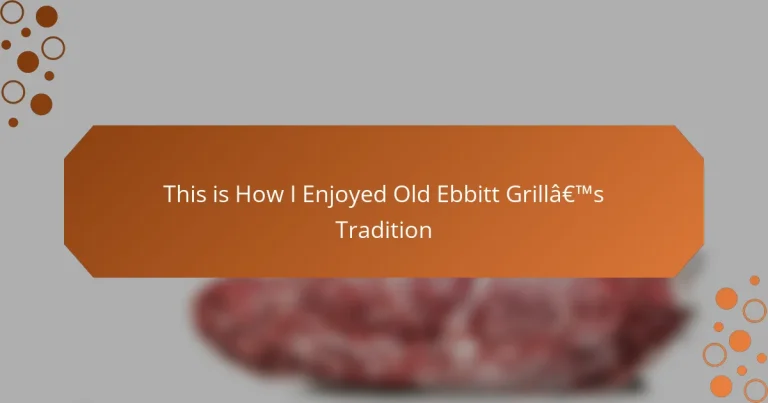 This is How I Enjoyed Old Ebbitt Grill’s Tradition